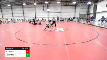 126 lbs Prelims - Maximilian Leete, MA vs Caden Crawford, OH