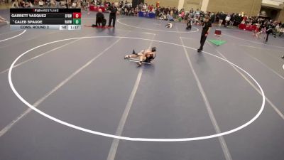 12U - 67 lbs Cons. Round 3 - Caleb Spaude, Rogers Area Youth Wrestling Club vs Garrett Vasquez, St. Francis Gladiators Wrestling Club
