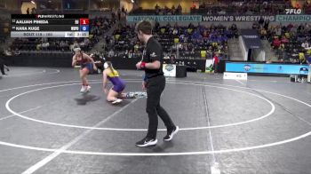 160 lbs Champ. Round 1 - Aalijah Pineda, Emmanuel University vs Kara Kuge, Wisconsin Stevens Point