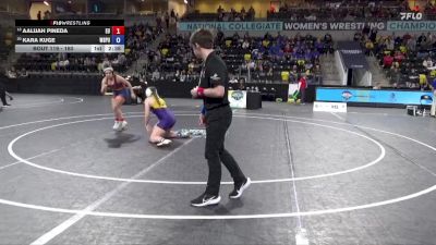 160 lbs Champ. Round 1 - Aalijah Pineda, Emmanuel University vs Kara Kuge, Wisconsin Stevens Point