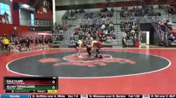 160 lbs Quarterfinal - Elijah Terwilleger, Iowa City, Liberty vs Kale Clark, Iowa City, City High