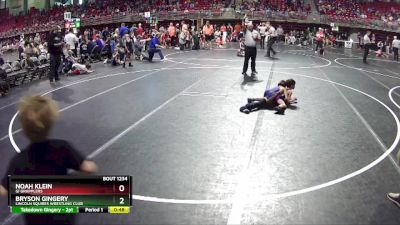 50 lbs Cons. Round 3 - Noah Klein, GI Grapplers vs Bryson Gingery, Lincoln Squires Wrestling Club