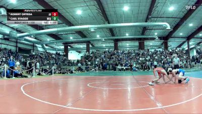 132 lbs Quarterfinal - Robert Ortega, Arbor View vs Cael Staggs, Mcqueen