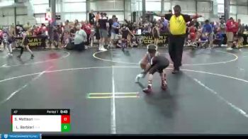 47 lbs Semifinal - Lorenzo Barbieri, Steel Valley Renegades vs Spencer Mattson, Summit Wrestling Academy - MN