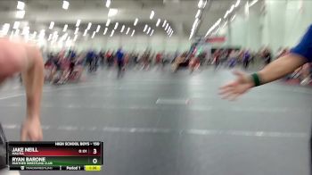 150 lbs Cons. Round 4 - Jake Neill, Malitia vs Ryan Barone, Panther Wrestling Club