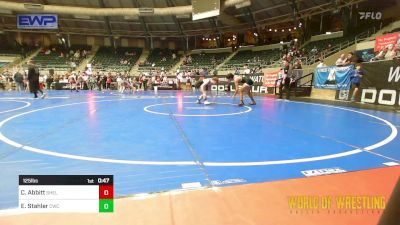 125 lbs Consi Of 32 #2 - Christian Abbitt, Shelton Wrestling Academy vs Eli Stahler, Cowboy Wrestling Club