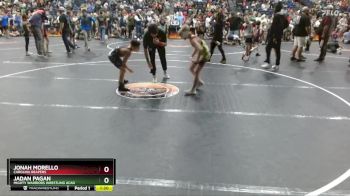 85 lbs Semifinal - Jadan Pagan, Mighty Warriors Wrestling Acad vs Jonah Morello, Carolina Reapers