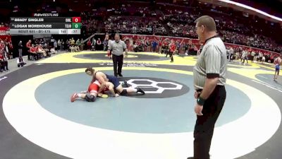 D1-175 lbs Cons. Round 1 - Brady Singler, Oak Hills vs Logan Morehouse, Tol. St. John`s Jesuit