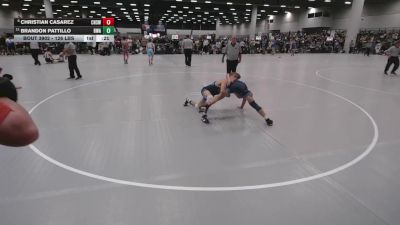 126 lbs Cons. Sub-rd Of 16 - Christian Casarez, Caprock High School Wrestling vs Brandon Pattillo, Boneyard Wrestling Academy