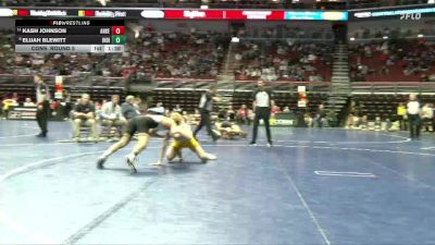 3A-150 lbs Cons. Round 5 - Elijah Blewitt, Indianola vs Kash Johnson, Ankeny