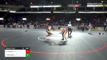 160 lbs Quarterfinal - Diego Isiordia, Granger vs Lorenzo Gonzalez, Ellensburg