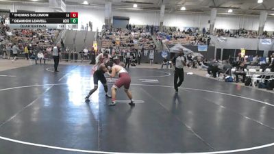 A 175 lbs Quarterfinal - Thomas Solomon, Eagleville High School vs Deamion Leavell, Anderson Co. High School