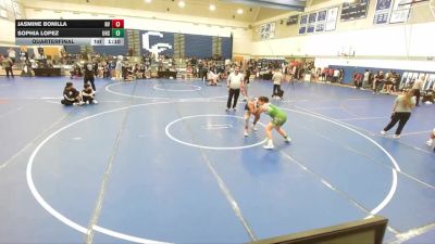 170 lbs Quarterfinal - Sophia Lopez, Upland High School vs Jasmine Bonilla, Wilmington Wrestling Club