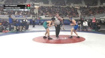134-D3 3rd Place Match - Isac Contreras, Safford High School vs Kapono`ola Kalama, Eastmark High School