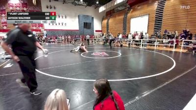 165 lbs Cons. Round 4 - Jaydon Walther, Green River vs Flint Linford, Cokeville