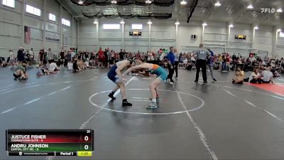 113 lbs Round 3 (6 Team) - Justuce Fisher, Youngstown Elite vs Andru Johnson, Capital City WC