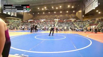 58 lbs Cons. Semi - Warner Grist, Benton Parks Youth Wrestling vs Jebediah Taylor, Dover Youth Wrestling Club