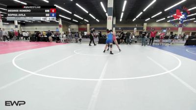 145 lbs Consi Of 8 #1 - Desiree Romero, Boneyard Wrestling Academy vs Sophia Avila, Rise Wrestling