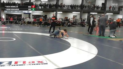 150 lbs 3rd Place - Nick Debellis, Horace Greeley vs Gene Edwards, Central Valley Academy