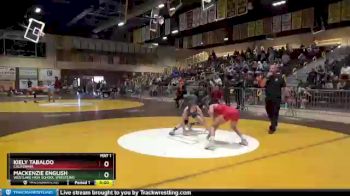 112 lbs Semifinal - Kiely Tabaldo, California vs Mackenzie English, Westlake High School Wrestling