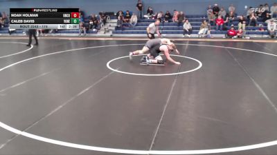 174 lbs Cons. Round 4 - Noah Holman, Northern Colorado vs Caleb Davis, York (Neb.)