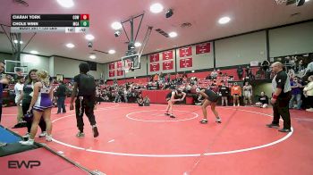 130 lbs Consolation - Ciarah York, Coweta vs Chole Winn, McAlester