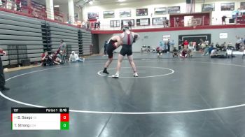 197 lbs Cons. Round 1 - B.K. Seago, Drury vs Trent Strong, Central Missouri