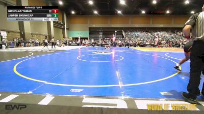 160 lbs Round Of 32 - Nicholas Yamas, Team Coalinga vs Jasper SkunkCap, Burns Oregon