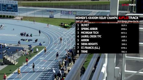 Women’s 4x400m Relay Championship, Heat 1