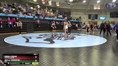 125 lbs 1st Place Match - Anna O`Rear, West Delaware vs Shyla VanNevel, BGM