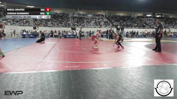 92 lbs Round Of 16 - Mieka Swatek, Yukon MS Girls vs Jordan Rasberry, Henryetta Knights Wrestling Club