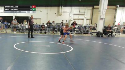 95 lbs Consi Of 8 #1 - Cyrus Millage, IA vs Shay Lundvall, IA