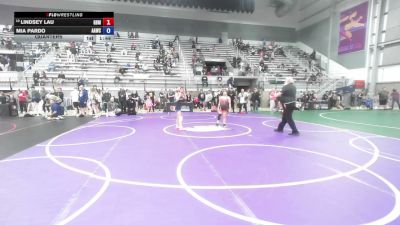 43 kg Quarters - Lindsey Lau, Golden Back MRTC vs Mia Pardo, ALL-American Wrestling Club