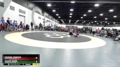 60 lbs Semis & 1st Wrestleback (8 Team) - Cooper Cerefice, Elite Athletic Club vs Mason Wade, Dundee Wrestling