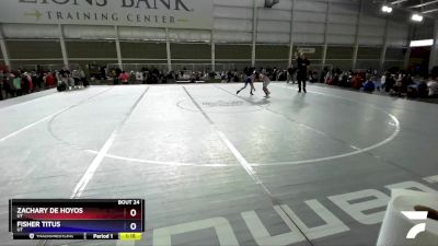 70 lbs Round 2 - Zachary De Hoyos, UT vs Fisher Titus, UT