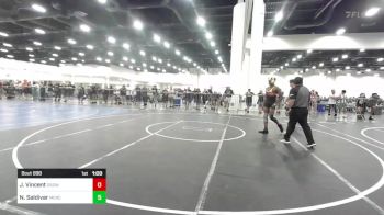 150 lbs Quarterfinal - Jayden Vincent, Osoway vs Nathan Saldivar, Mercenary