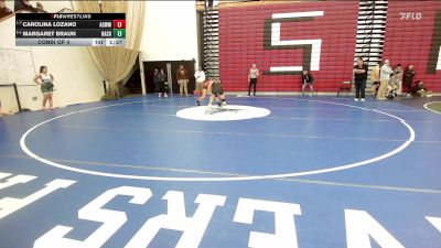 138 lbs Consi Of 4 - Carolina Lozano, Agawam vs Margaret Braun, Nashoba