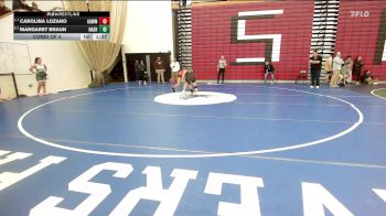 138 lbs Consi Of 4 - Carolina Lozano, Agawam vs Margaret Braun, Nashoba