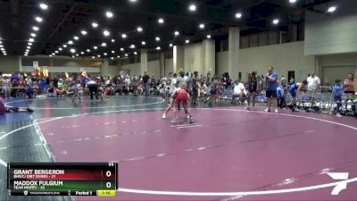 95 lbs Placement (16 Team) - Grant Bergeron, BHWC/ Dirt Divers vs Maddox Fulgium, Team Misfits