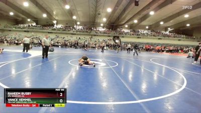 85 lbs Quarterfinal - Vance Hemmel, Tri-Cap Wrestling Club-AA vs Raheem Busby, STL Warrior-AA 