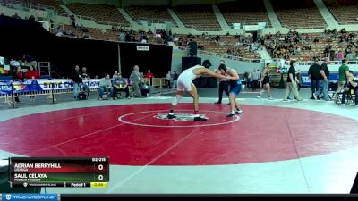 D2-215 lbs Cons. Round 2 - Adrian Berryhill, Cienega vs Saul Celaya, Pueblo Magnet