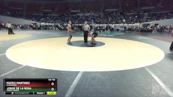 6A-113 lbs Quarterfinal - Jorge De La Rosa, Forest Grove vs Mateo Martinez, Clackamas