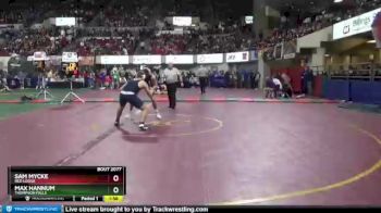 Champ. Round 1 - Max Hannum, Thompson Falls vs Sam Mycke, Red Lodge