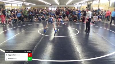 I 110 lbs Round Of 16 - Donavin Eggleston, Unadilla vs Quintyn Wolack, Pine Grove