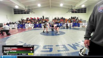 182 lbs Champ. Round 2 - Tasman Cassell, Newbury Park vs Elijah Watson, Turlock