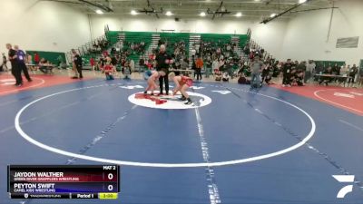 157 lbs Cons. Round 2 - Jaydon Walther, Green River Grapplers Wrestling vs Peyton Swift, Camel Kids Wrestling