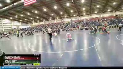 140+ Semifinal - Ellasyn Kelley, Diamondville Wrestling Club vs Sarah Eddy, Top Of The Rock Wrestling Club