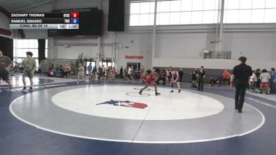 106 lbs Cons. Rd Of 16 - Zachary Thomas, Beat The Streets Chicago vs Samuel Grasso, Tiger Wrestling Club