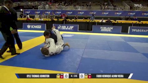 Fabio Henrique Alvim Vieira vs Kyle Thomas Johnston 2026 Pan Jiu Jitsu IBJJF Championship