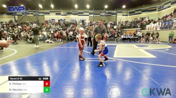 45 lbs Round Of 16 - Stetson Phillips, Smith Wrestling Academy vs Nicholas Deurloo, Perry Wrestling Academy